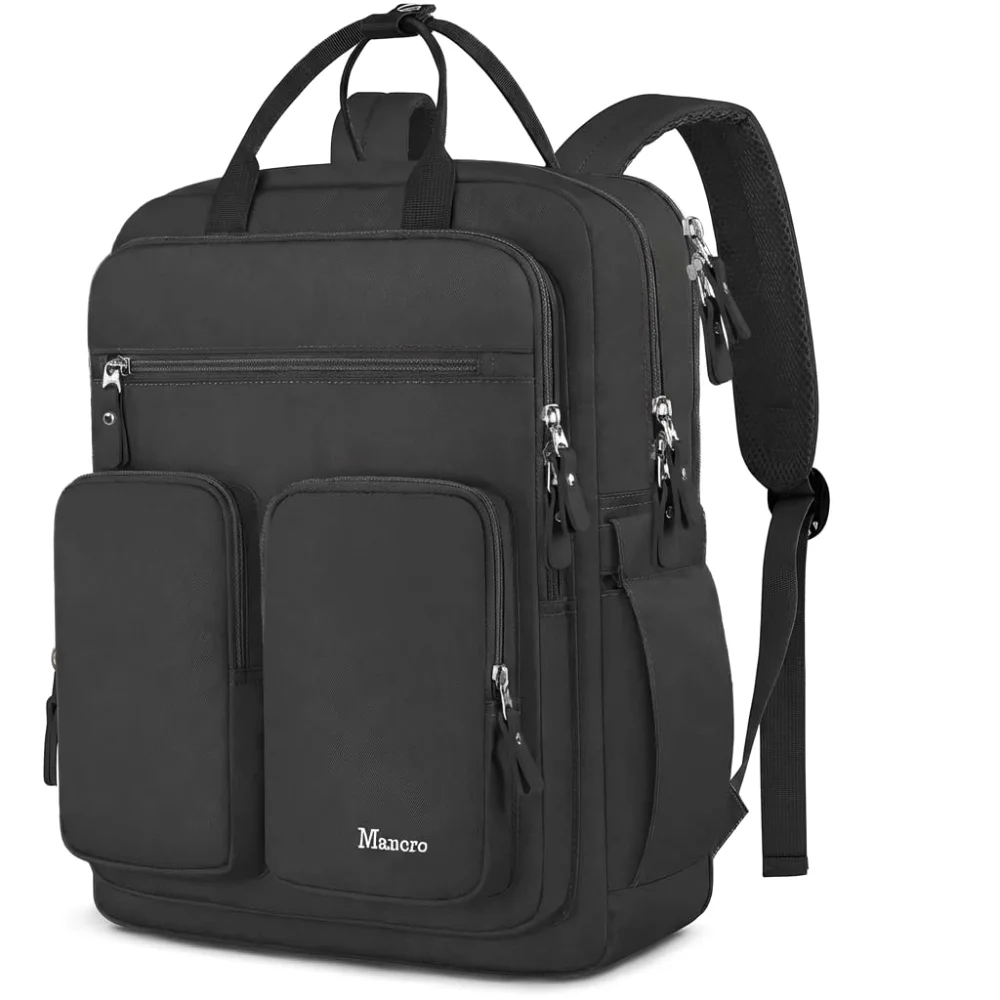 Mancro College Laptop Backpack for Women