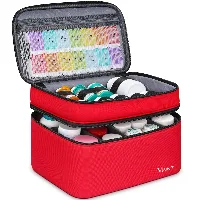 Dual-Layer Medicine Organizer with Lock