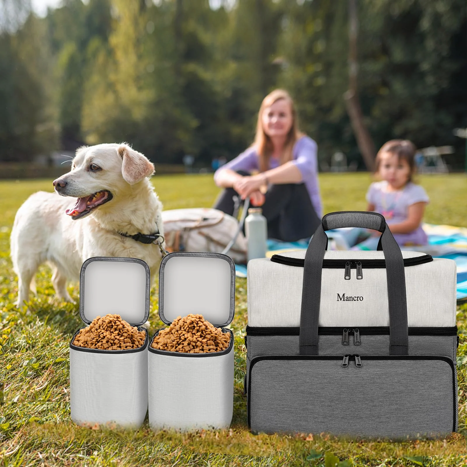 Mancro bags in use