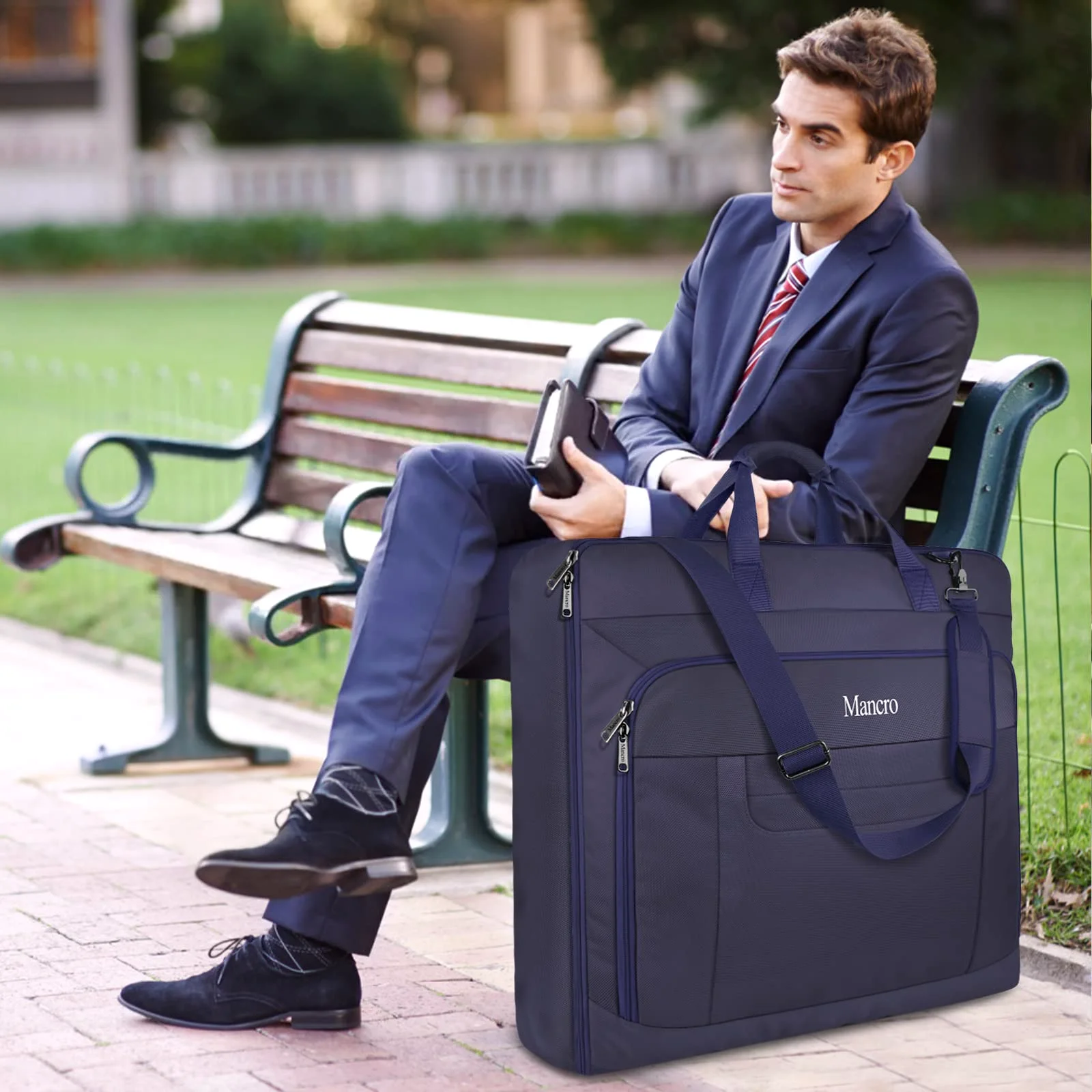 Mancro garment bags and travel cases